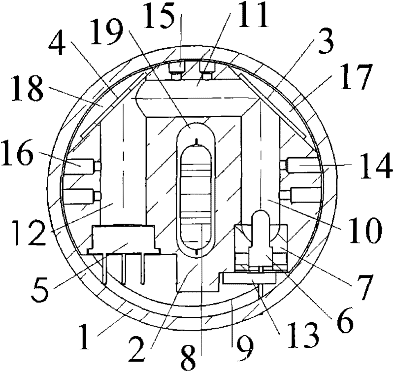 Side wall air inlet/outlet infrared air sensor