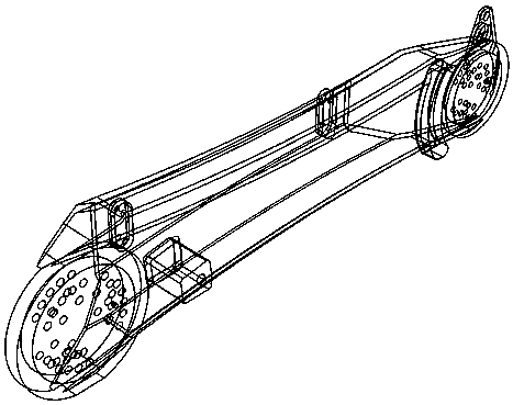 Industrial robot big arm structure optimization method based on orthogonal test