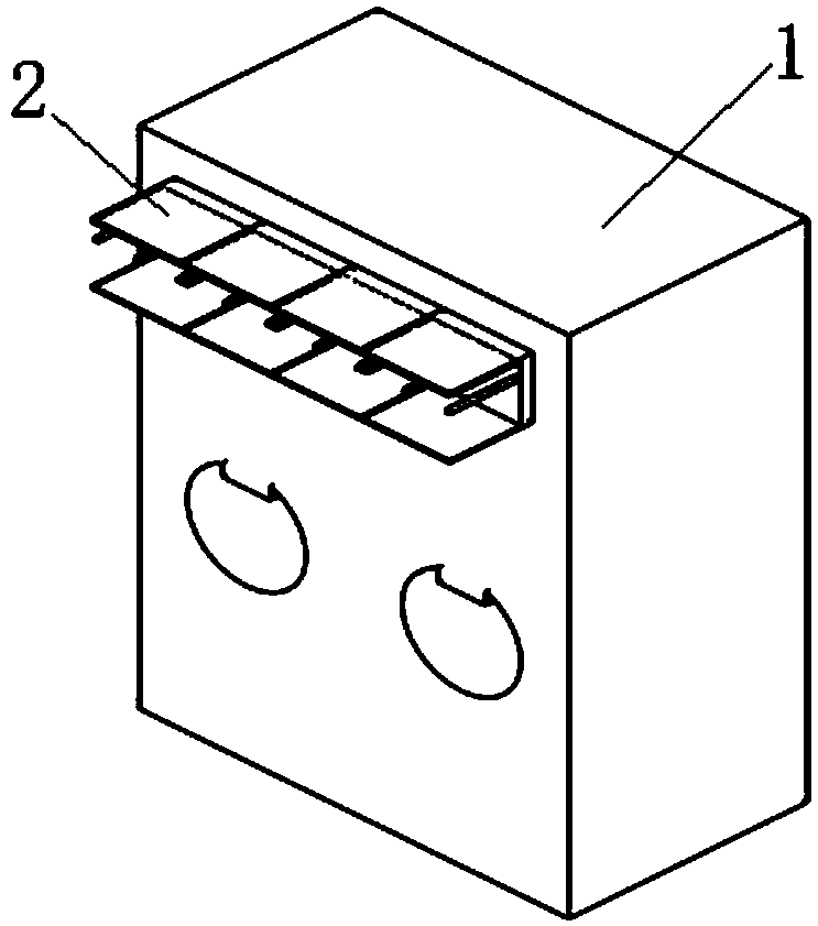 Protection device for industrial and residential electric lines and based on breaker