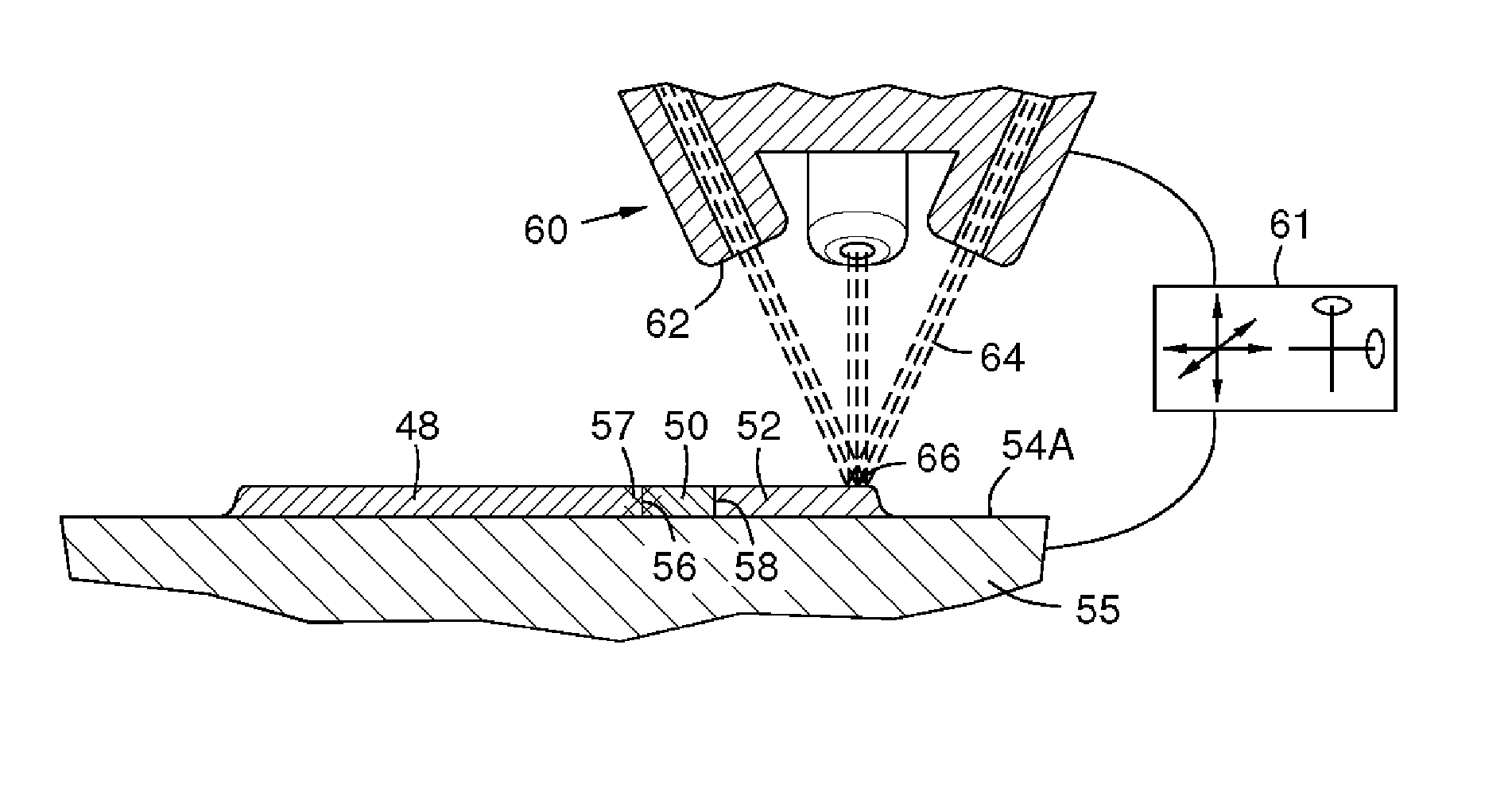 Laser additive manufacture of three-dimensional components containing multiple materials formed as integrated systems