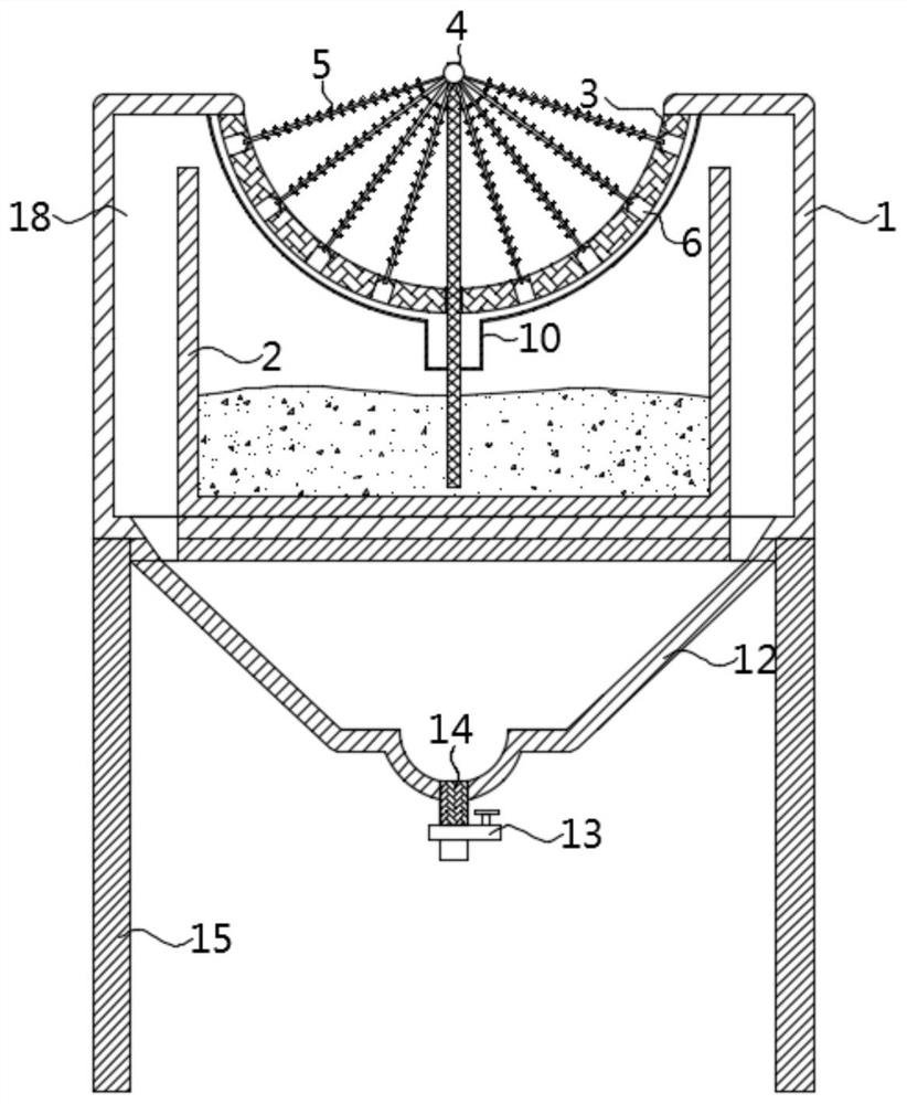 A device for recycling water resources in arid areas