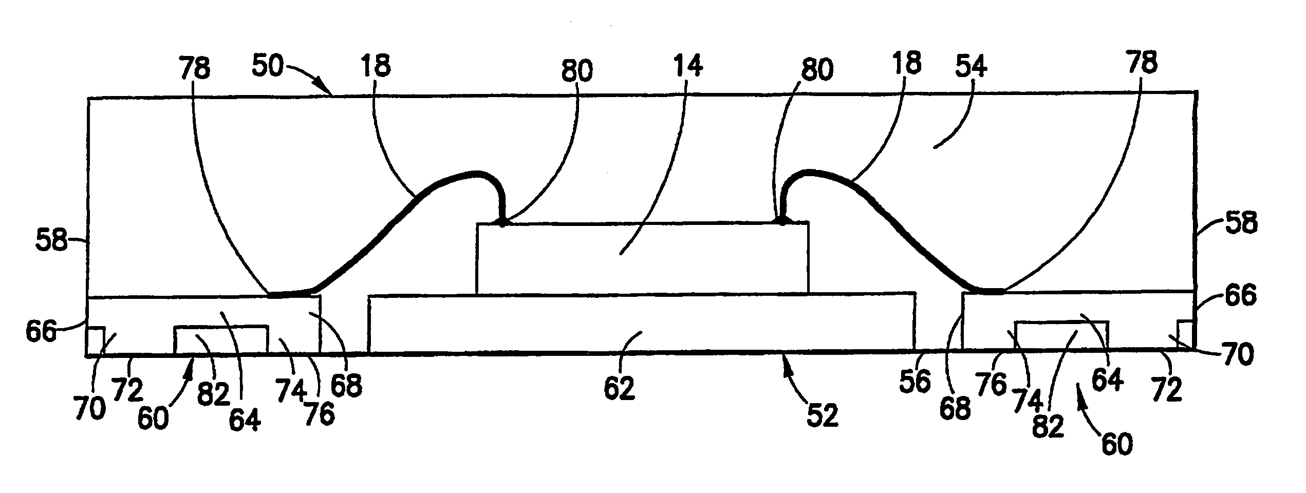 Semiconductor device package and method for manufacturing same