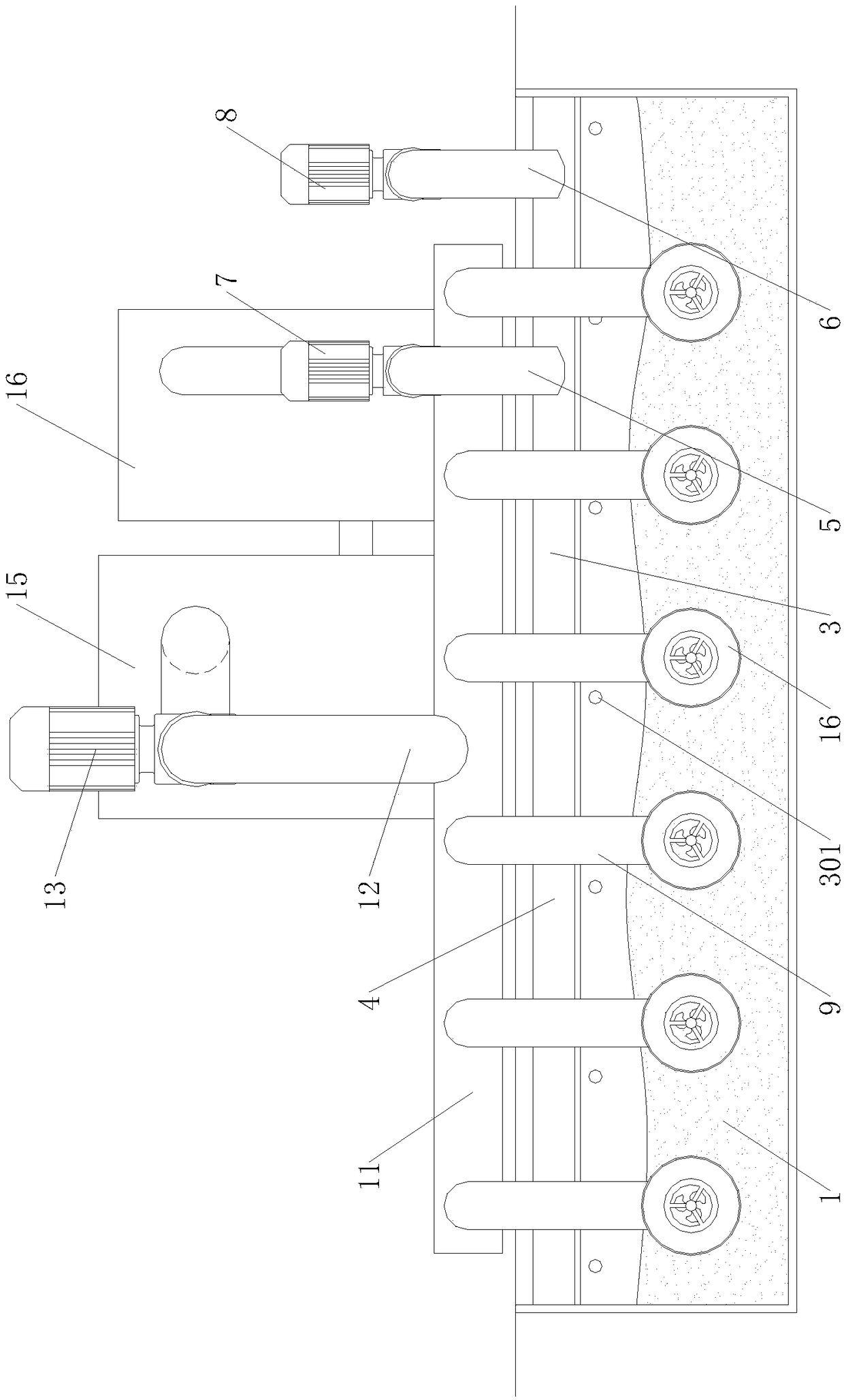 Concentrated heating and filtering device for mercerizing spraying alkali liquor