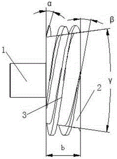 High-lift spiral blade impeller