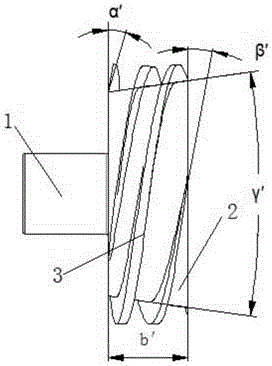 High-lift spiral blade impeller