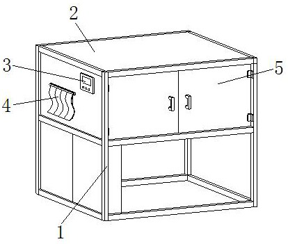 Saving-type environment-friendly electroplating spraying box