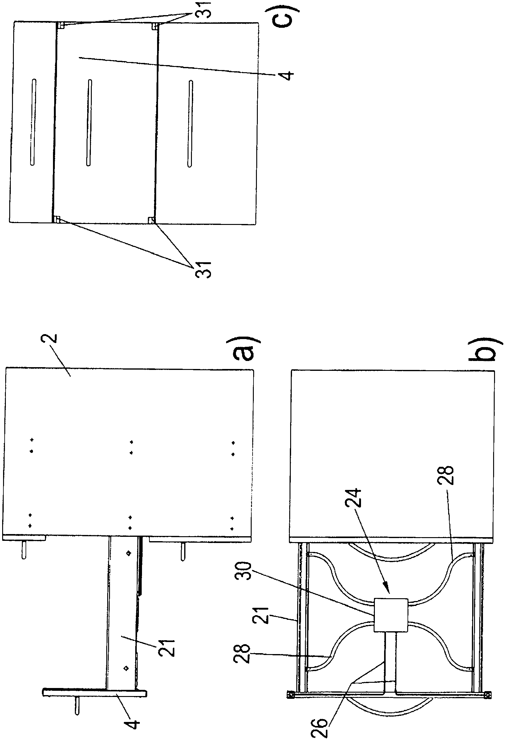 Side frame arrangement having furniture drawer guide