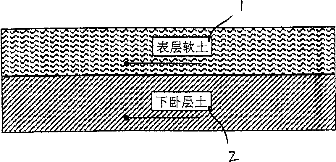 Stereo-low-level vacuum prepressing soft foundation processing method