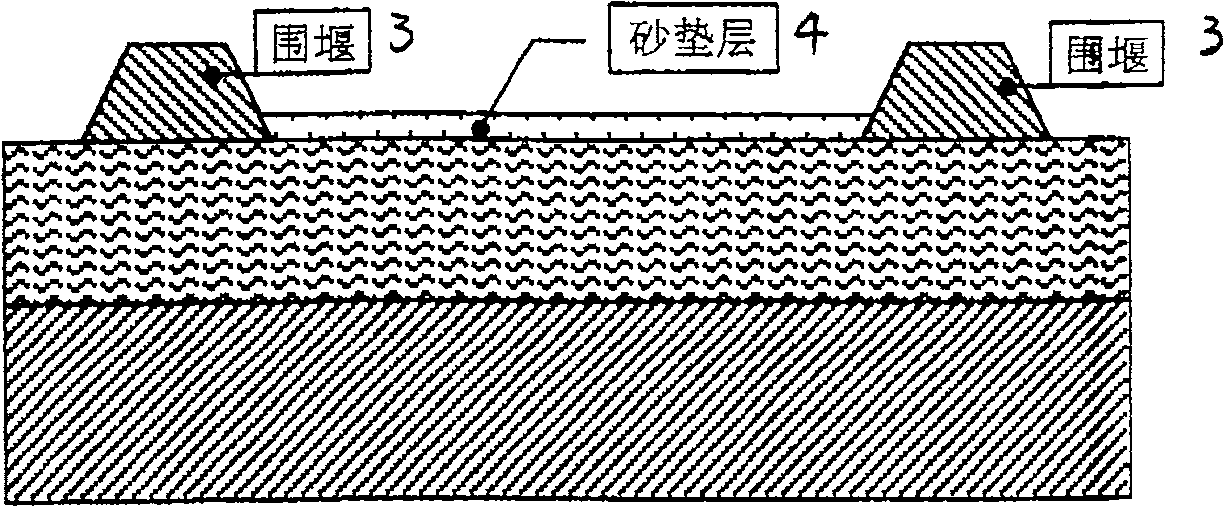 Stereo-low-level vacuum prepressing soft foundation processing method