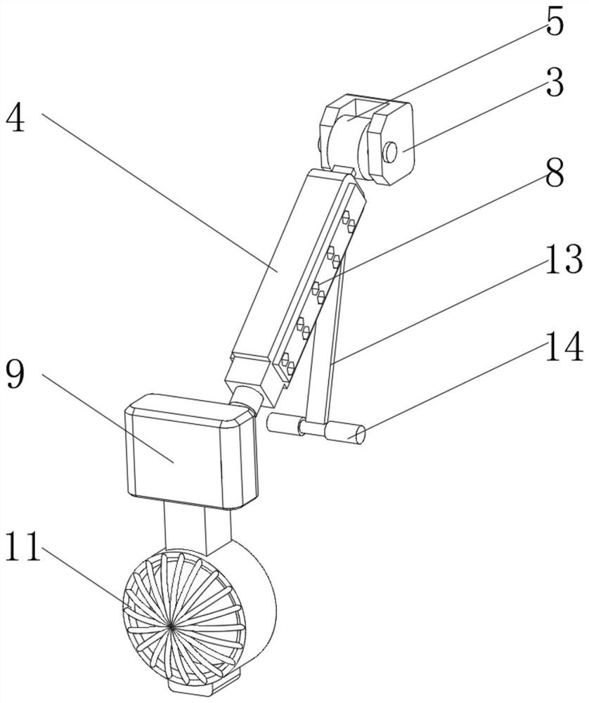 Drying and sound-absorbing tunnel construction lamp mechanical assembly