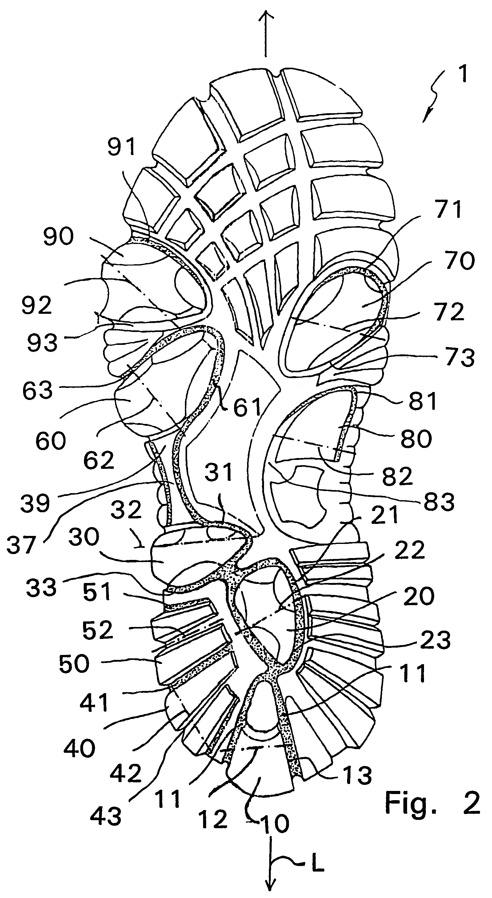 Shoe sole with foot guidance