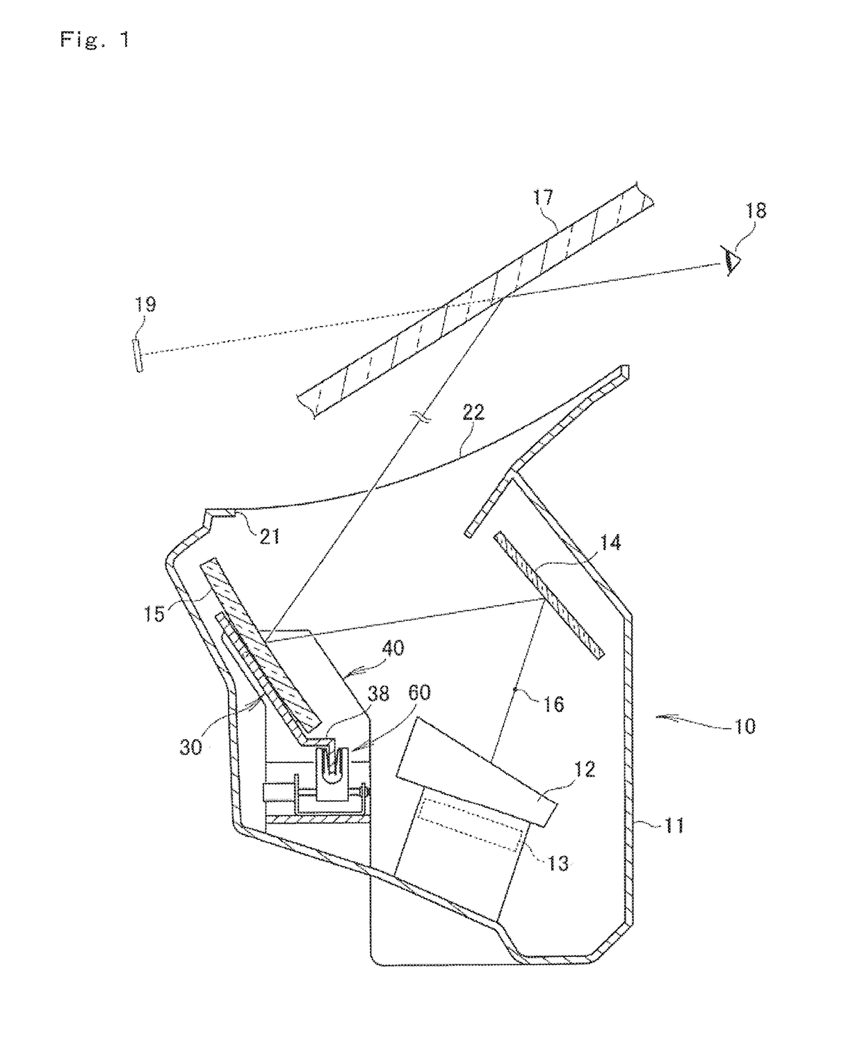 Head-up display device