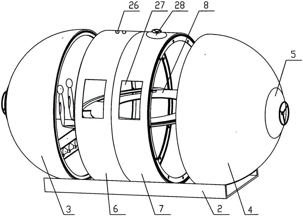 A multi-purpose small rescue cabin