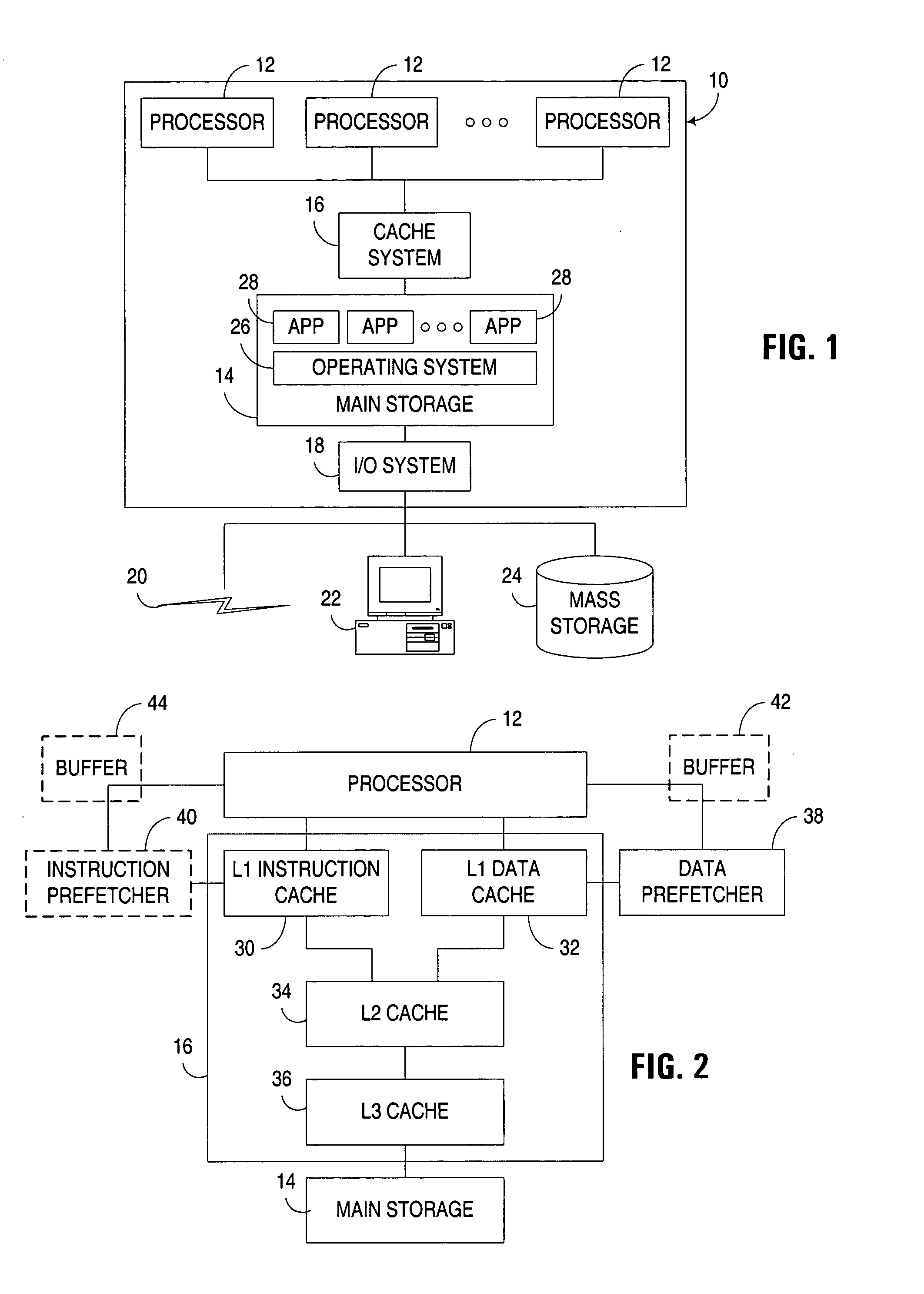 Context switch data prefetching in multithreaded computer