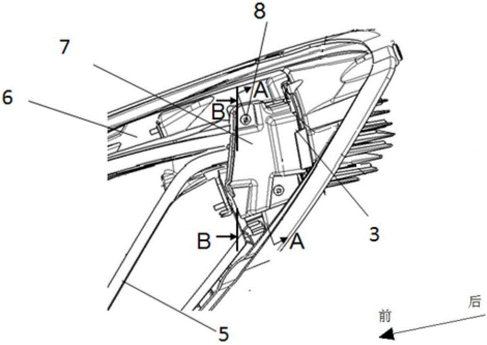 Light guide light-leakage preventing structure for car lamp