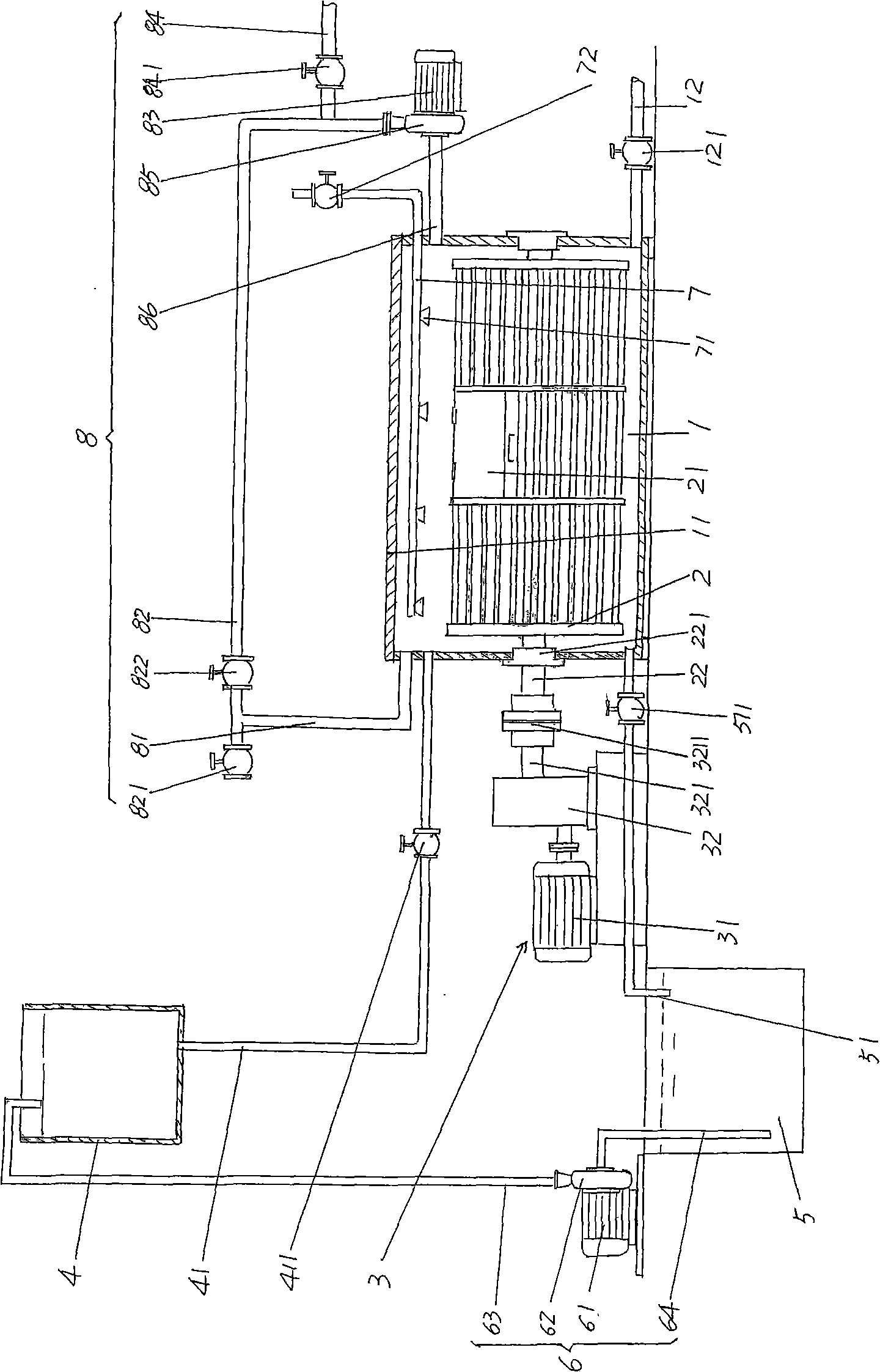 Silicon material cleaning device