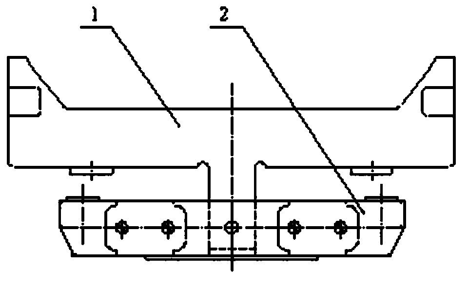 Contact fixing block quick-motion expression mechanism for switch machine