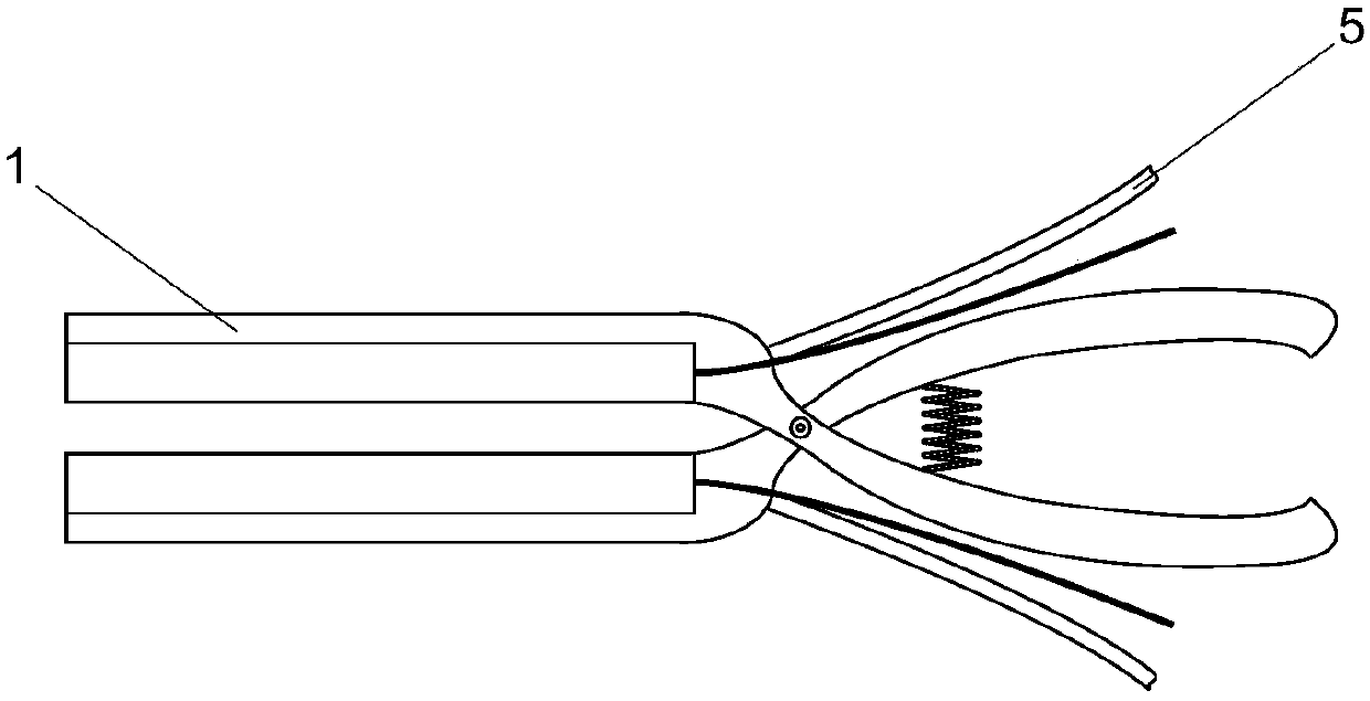 Vibrating liver forceps