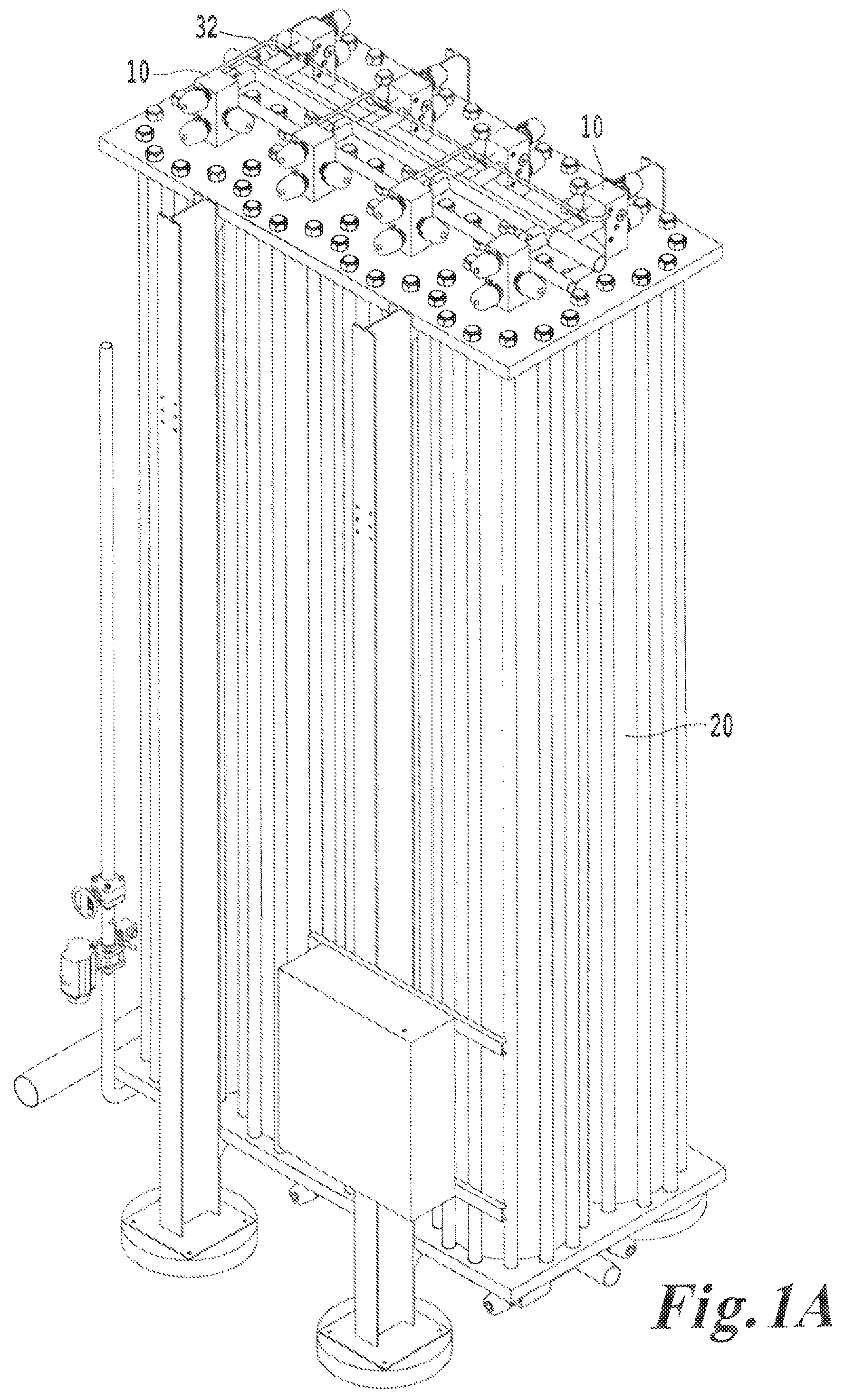 Method and manifold for carrying reduced moment due to dimensional change in pressure vessel; removable insert with valve seat; pressure assisted valve arrangement and method