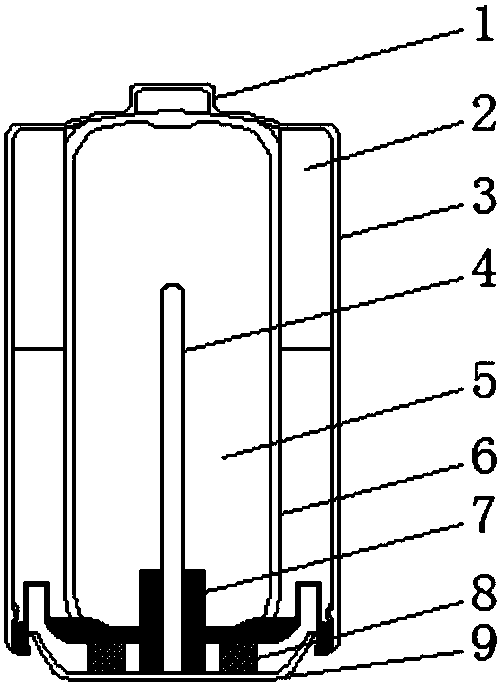 Alkaline zinc-manganese dioxide cell