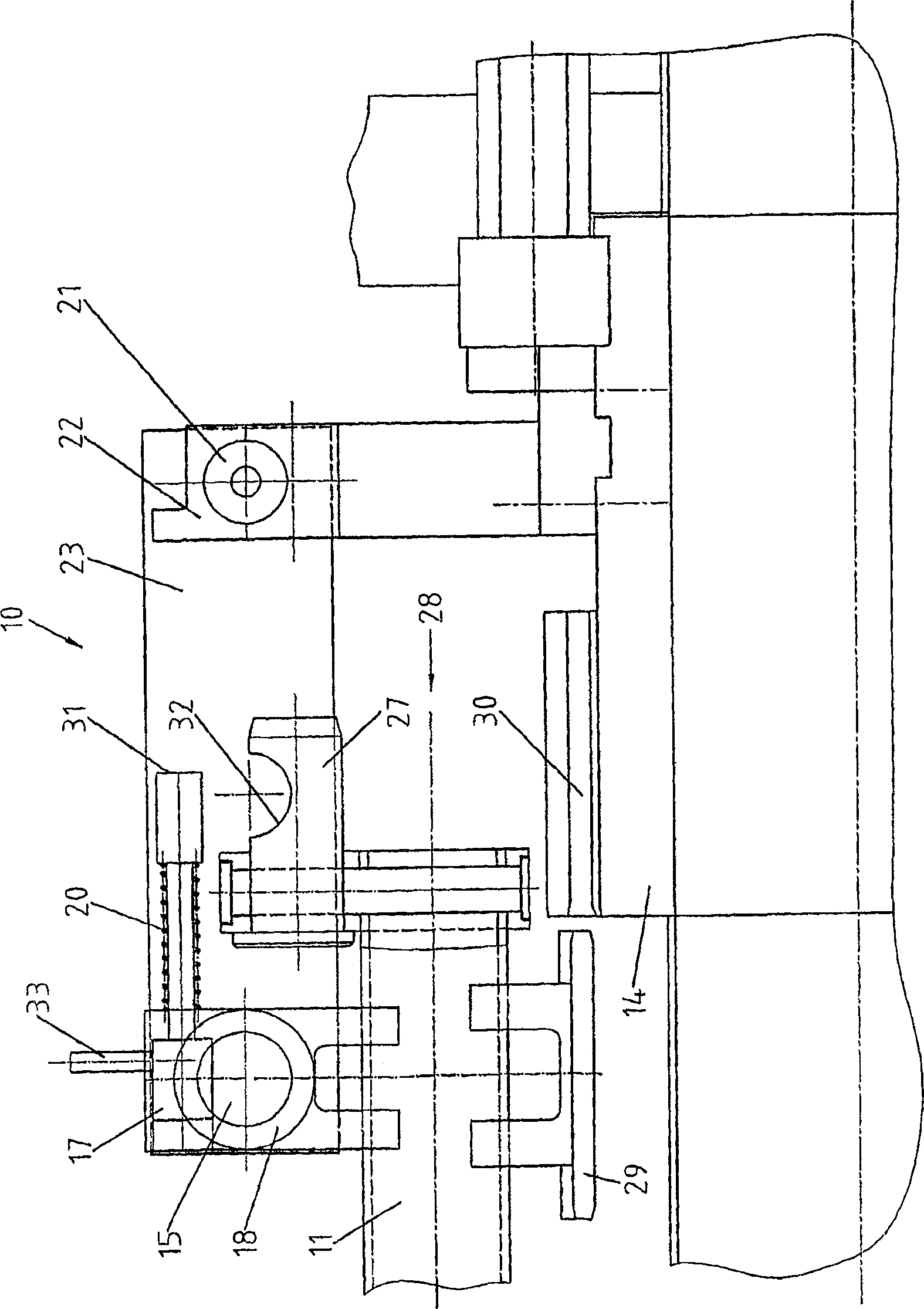 Automatic tool change device