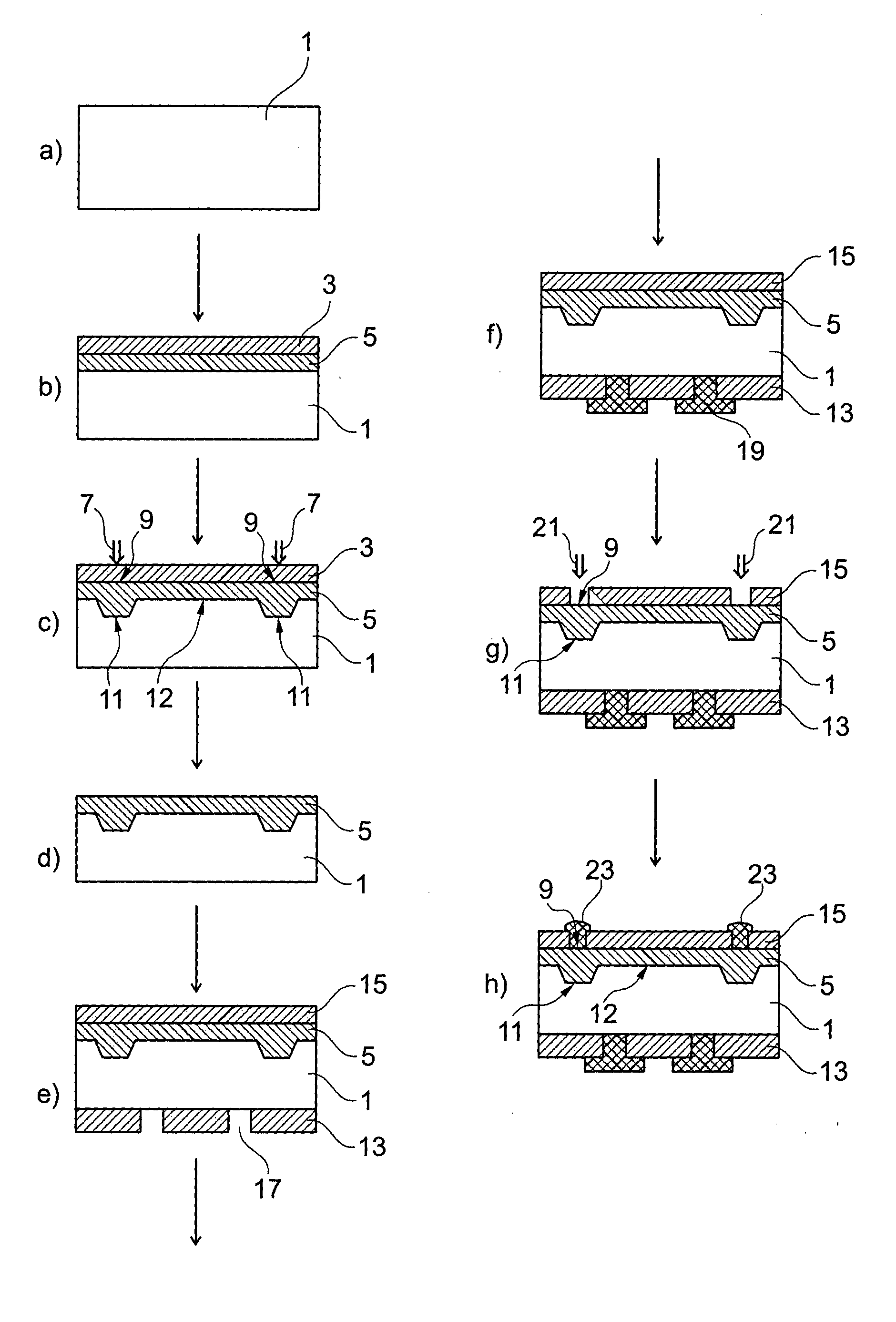 Method for forming a solar cell with a selective emitter