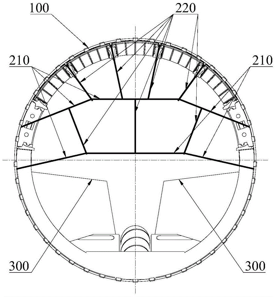 Open shield machine