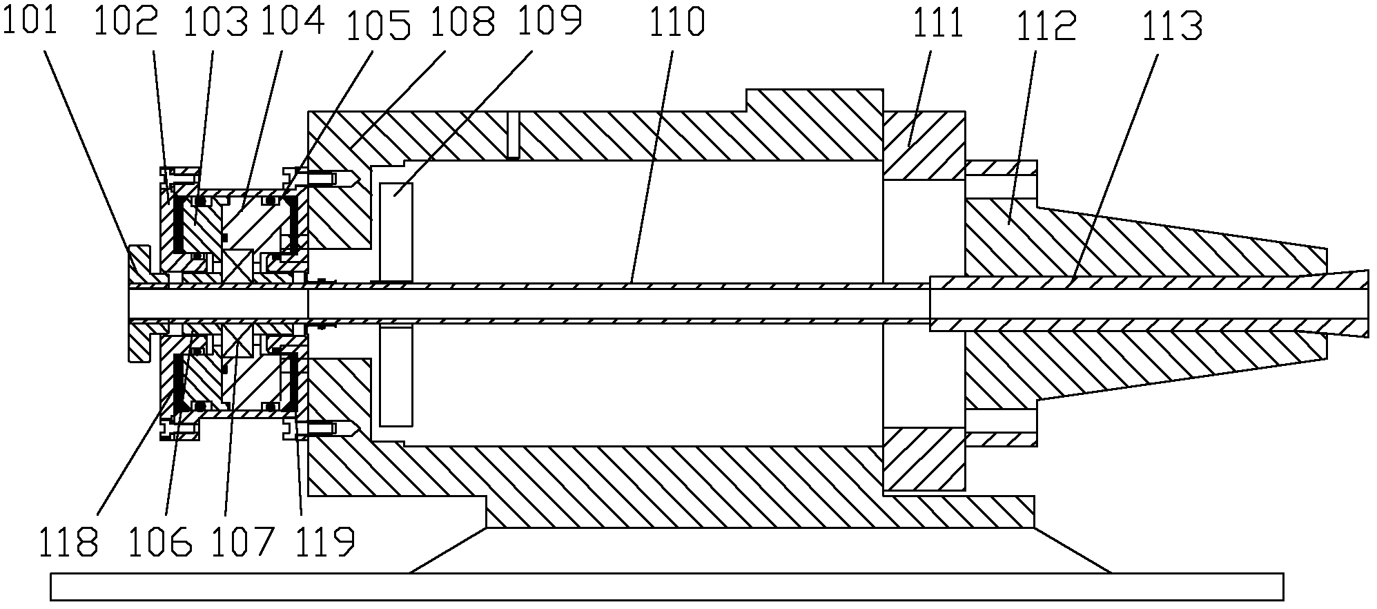 Laser processing equipment for thin-wall pipes