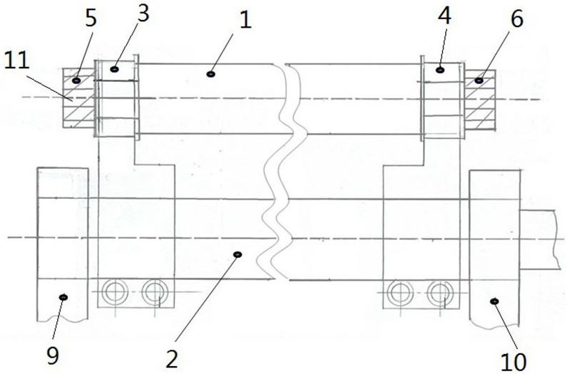 Automatic and precise control structure of cutting knife depth of foil cutting machine for aluminum electrolytic capacitor