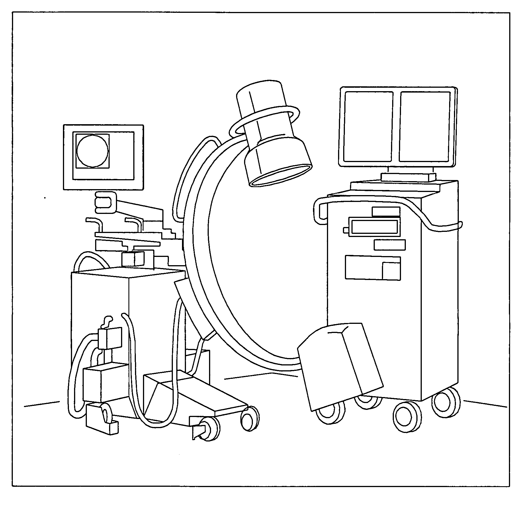 Intraoperative C-ARM fluoroscope datafusion system