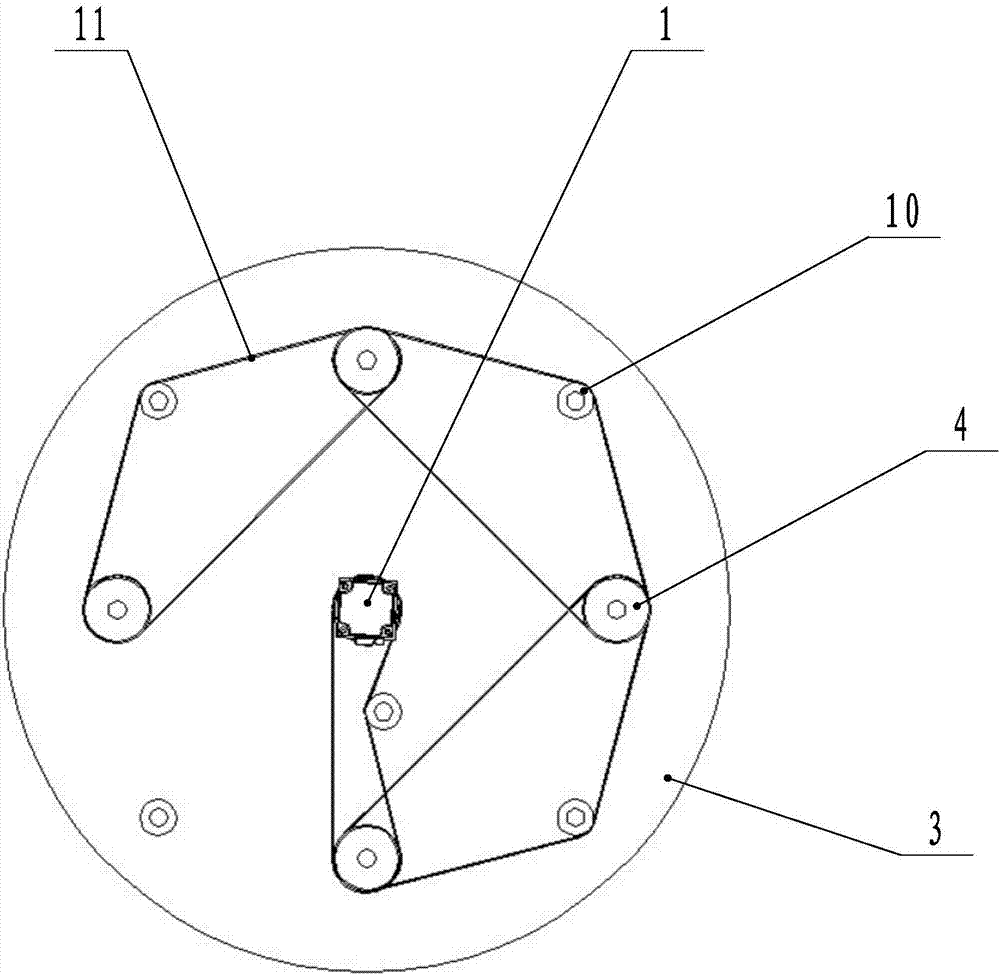 Single-motor-driven multi-gripper mechanism suitable for any gripper position