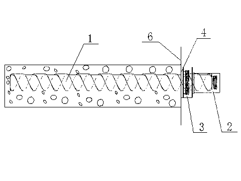 Prestressed concrete square pile spiral pipe driving device