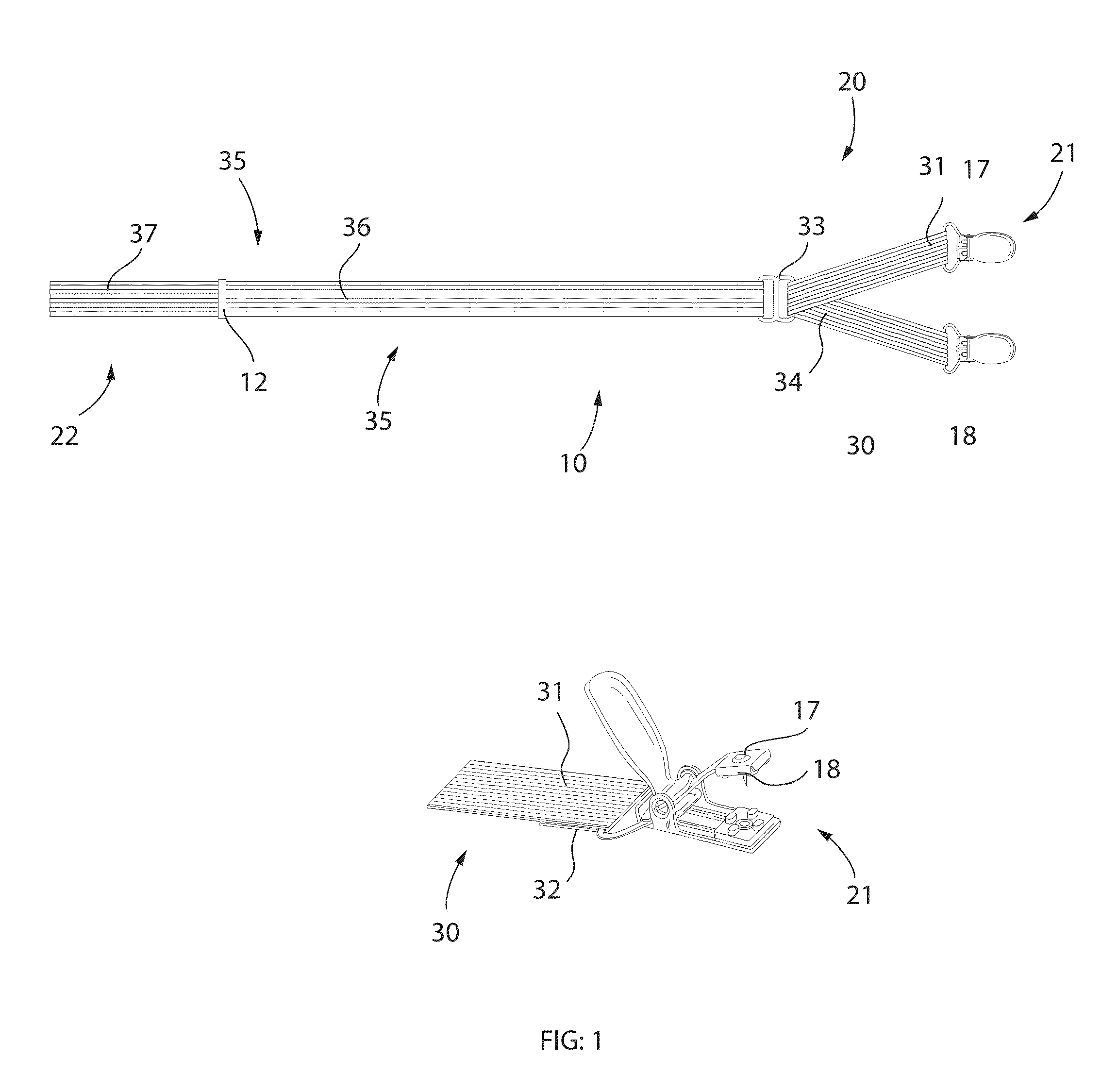 Shirt stay with improved fastener and associated use thereof