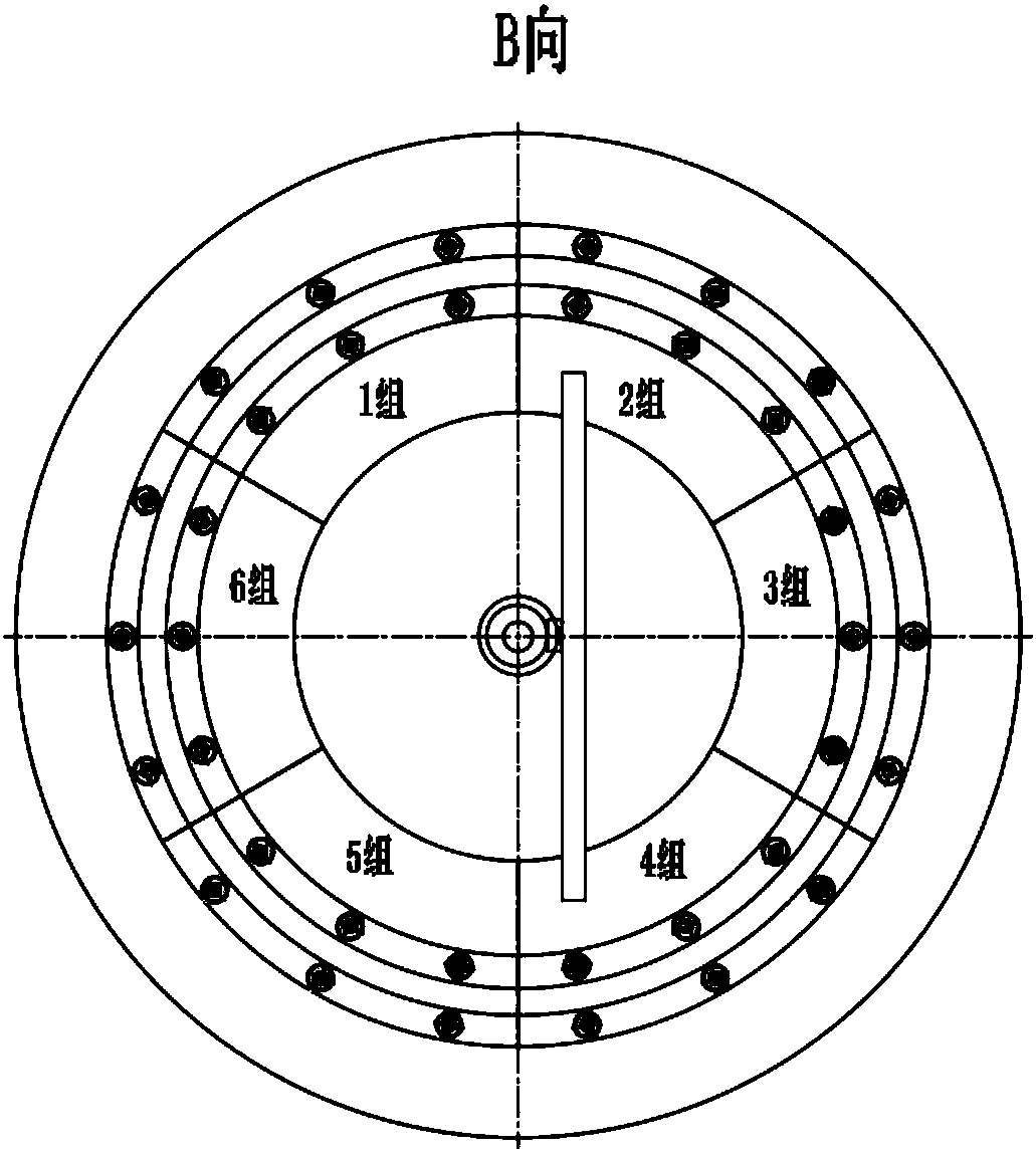 Spiral ore washing machine of frame-free combined type permanent magnet synchronous motor direct drive