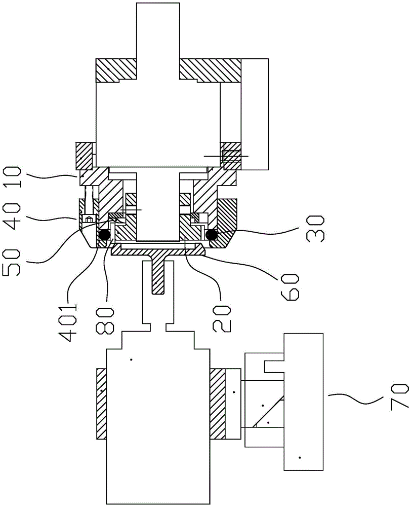 A device that can realize automatic chamfering of optical fiber ferrule