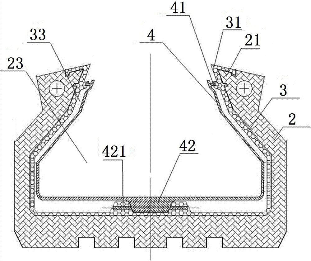 Pneumatic closed run-flat tire with air hole barrier fastener and spacer layer combination and its manufacturing method