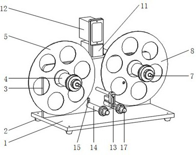 Battery foil rewinding machine lowering breakage risk