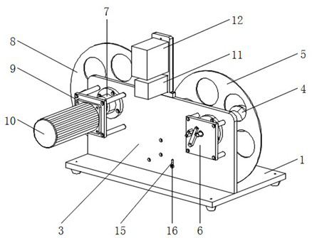 Battery foil rewinding machine lowering breakage risk