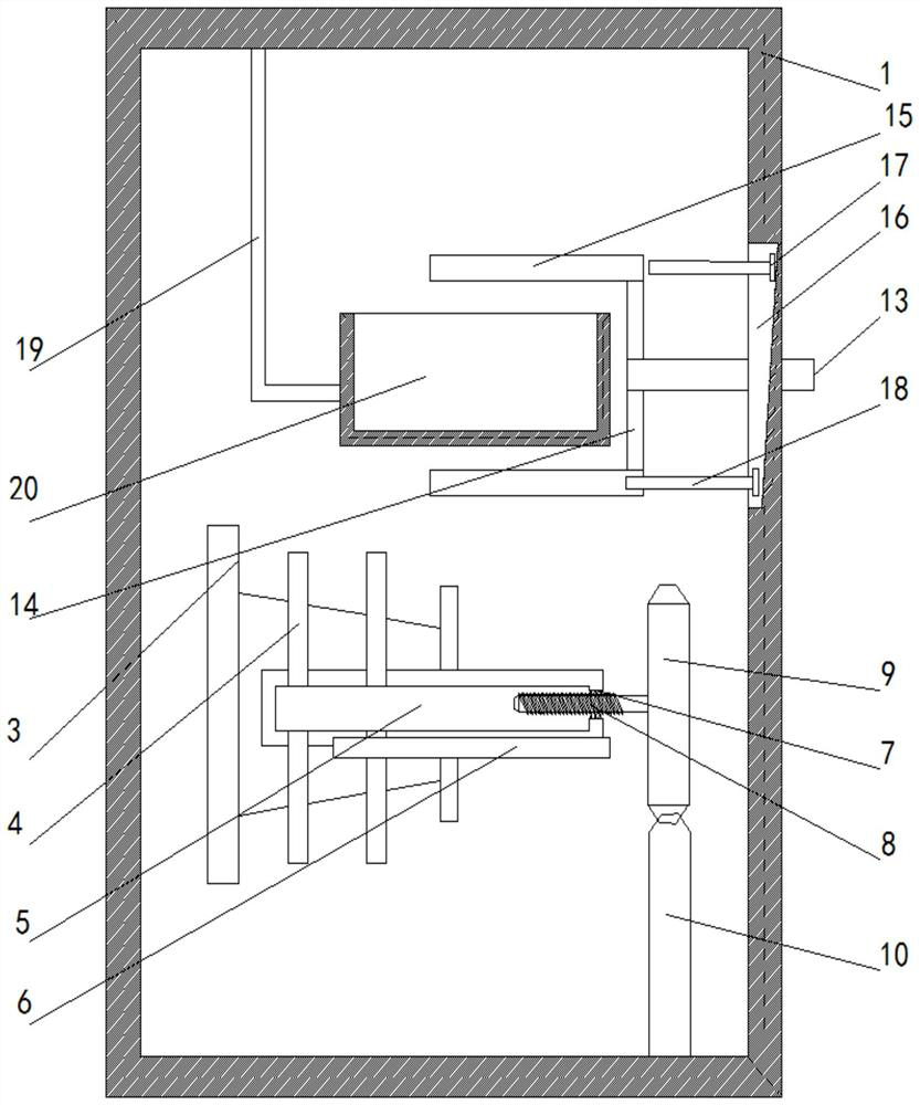 Device capable of selecting iron slag with high iron concentration from pile of iron slag