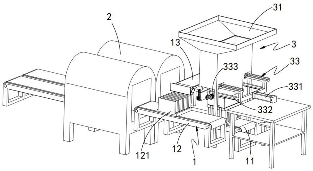 An automatic packaging production line for emulsified explosive rods