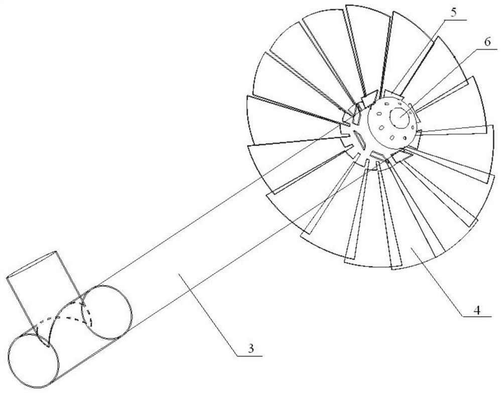 Rotational flow ultralow NOX gas burner