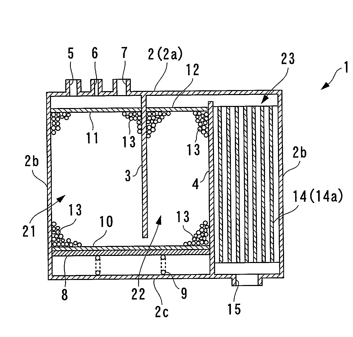 Evaporated fuel treatment apparatus