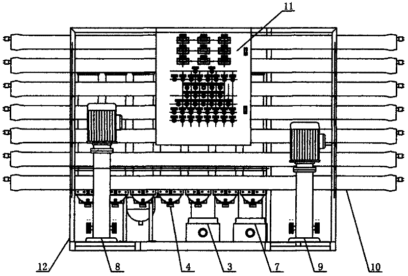 Industrial wastewater recycling processing system