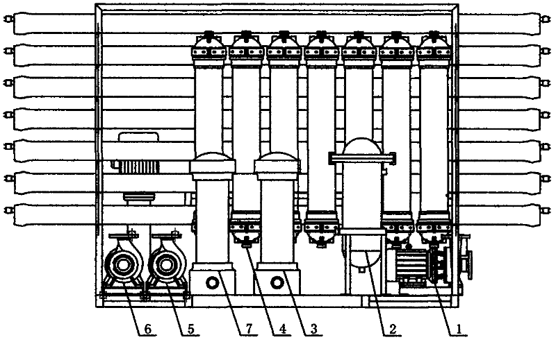 Industrial wastewater recycling processing system