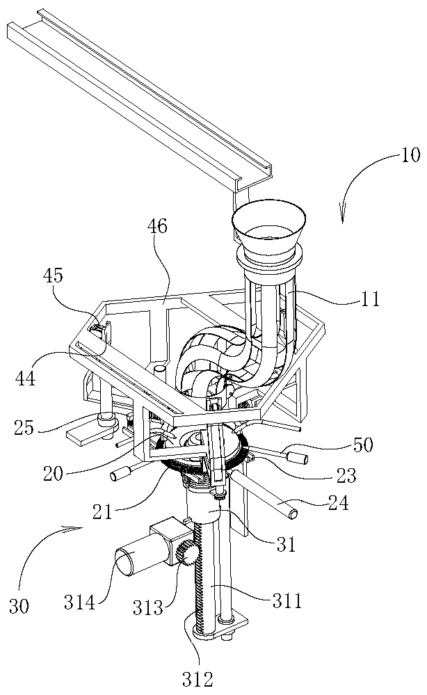 Automatic punching method for bearing outer ring