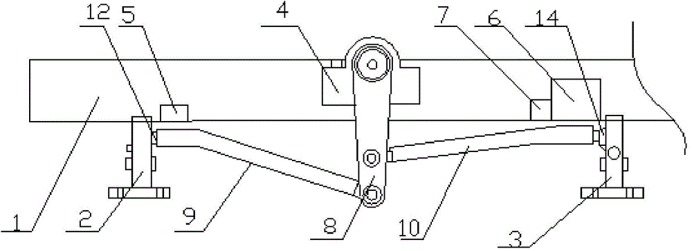 Steering drive axle with two steering knuckle arms