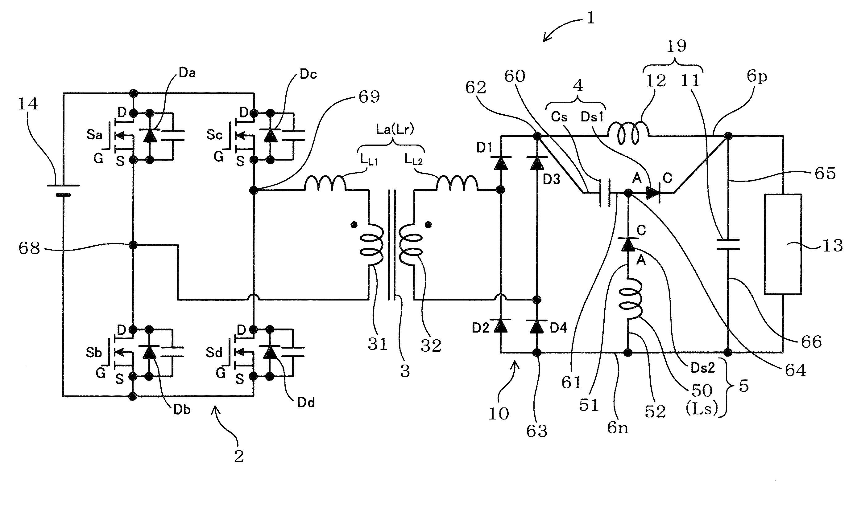 Switching power supply device