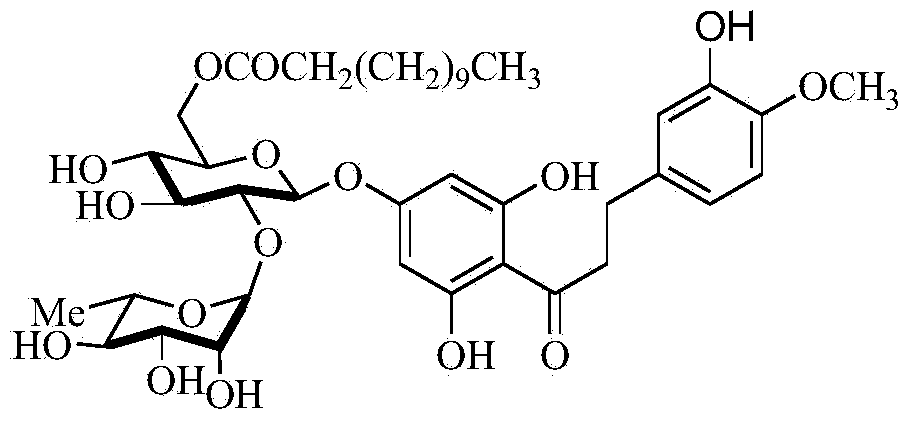 Method for synthesizing 6''-O-lauroyl-neohesperidin dihydrochalcone ester on line by using lipase as catalyst