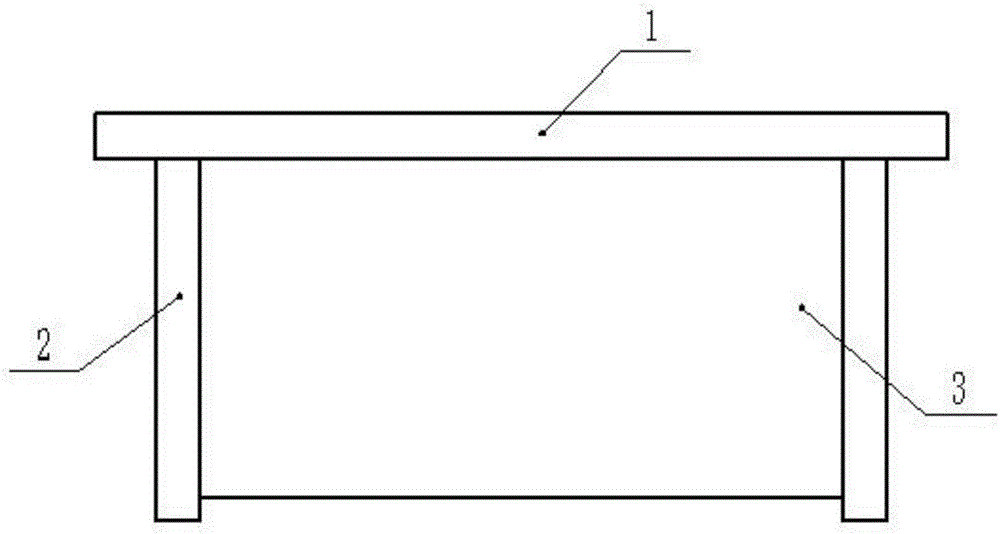 Office table with heating function