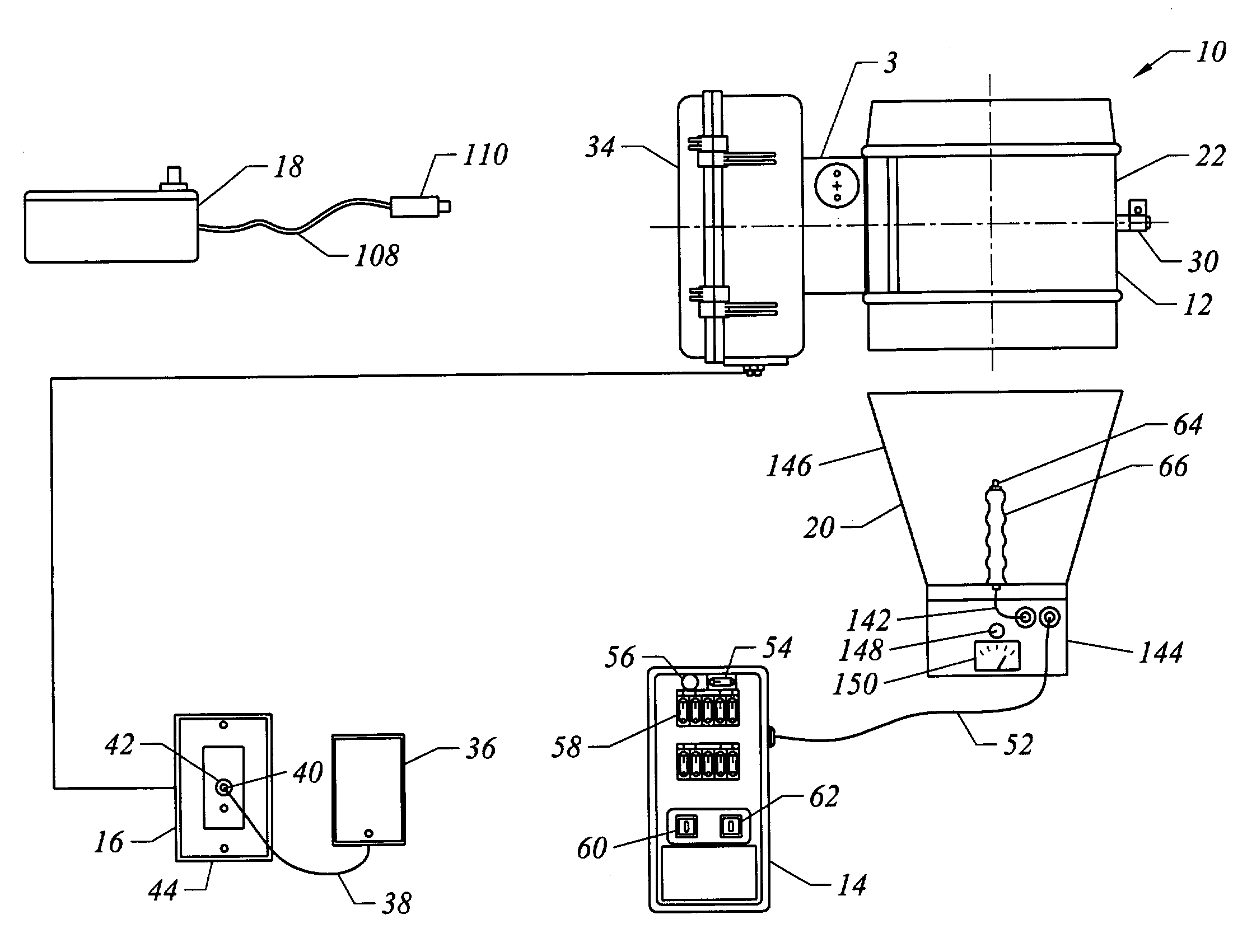 Wireless air-volume damper control system